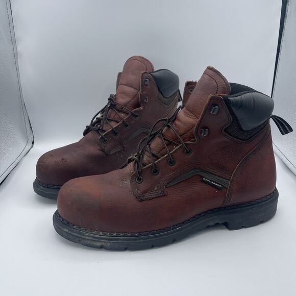 Red Wing Shoes 2226 DynaForce Steel Toe Work Boots Size 13 E Brown USA Safety main image 5